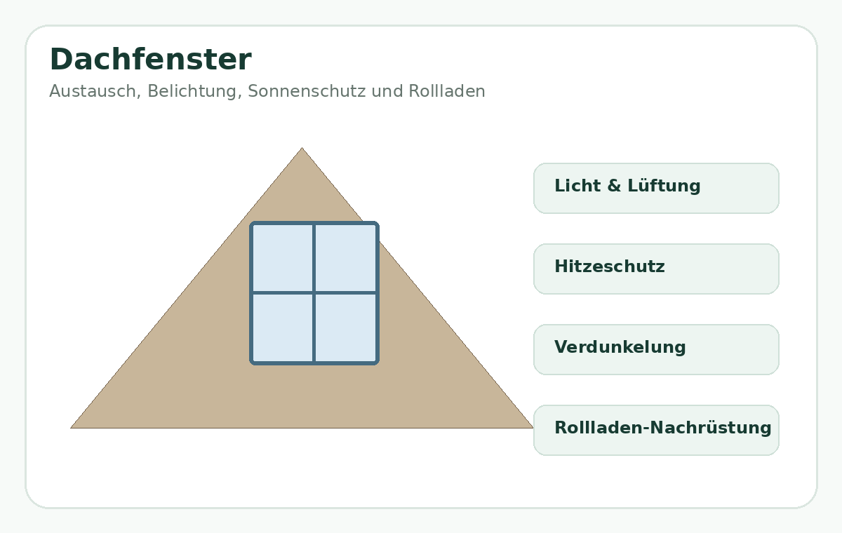 Zeichnung: Dachfenster